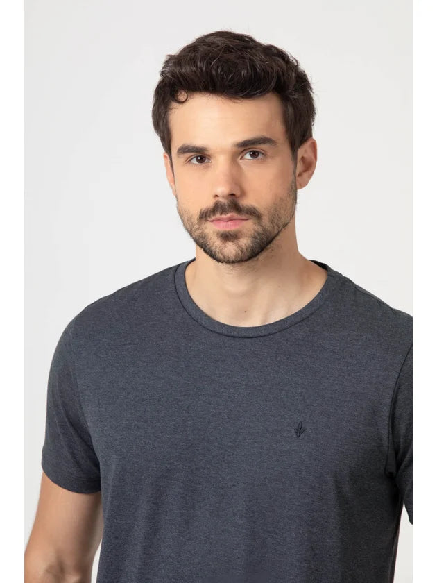 CAMISETA MASCULINA MANGA CURTA DLZ CINZA