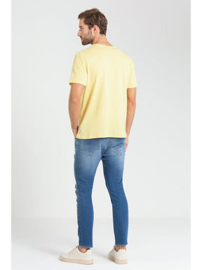 CAMISETA MASCULINA AMARELA CANÁRIO DLZ