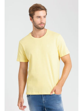 CAMISETA MASCULINA AMARELA CANÁRIO DLZ