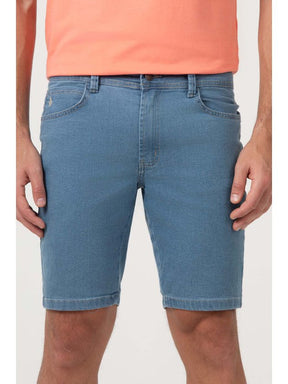 BERMUDA JEANS AZUL CLARO