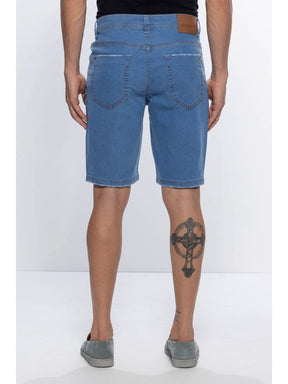 BERMUDA JEANS AZUL CLARO