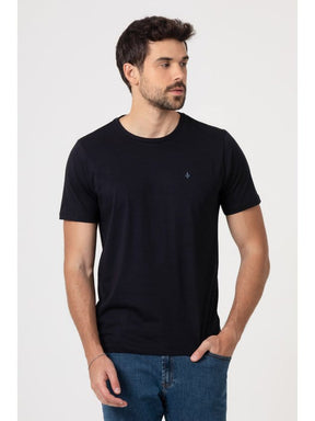 CAMISETA MASCULINA REGULAR MANGA CURTA DLZ PRETO