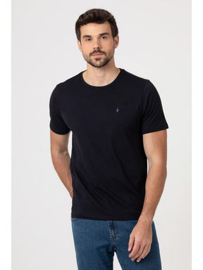 CAMISETA MASCULINA REGULAR MANGA CURTA DLZ PRETO