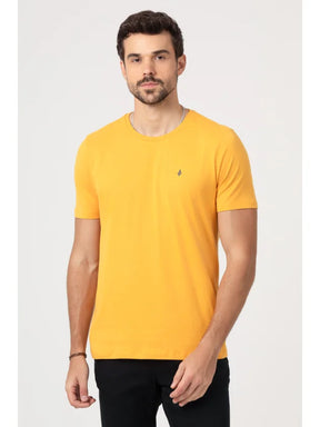 CAMISETA REGULAR DLZ AMARELO MARROCOS.