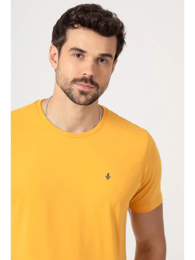 CAMISETA REGULAR DLZ AMARELO MARROCOS.