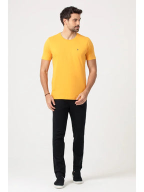 CAMISETA REGULAR DLZ AMARELO MARROCOS.