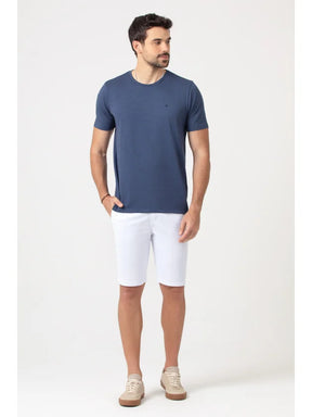CAMISETA MASCULINA REGULAR MANGA CURTA DLZ AZUL ESCURO